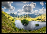 Park Narodowy Lake District, Jezioro Haweswater, Dolina Mardale, Góry, Kumbria, Anglia