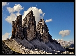 Włochy, Dolomity, Góry, Masyw Tre Cime di Lavaredo