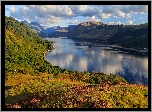 Szkocja, Jezioro, Loch Duich, Wzgórza, Góry Kintail