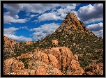 Góry, Skały, Granite Dells, Rośliny, Prescott, Arizona, Stany Zjednoczone