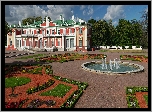 Estonia, Tallinn, Muzeum Sztuki Kadriorg, Pałac Kadriorg, Muzeum, Park, Fontanny, Kwiaty