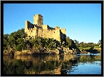 Zamek Almourol, Castle of Almourol, Dystrynkt Sanatrem, Portugalia, Rzeka Tag