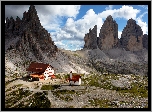 Włochy, Góry, Tre Cime di Lavaredo, Dolomity, Schronisko Auronzo, Kaplica