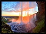 Wodospad, Seljalandsfoss